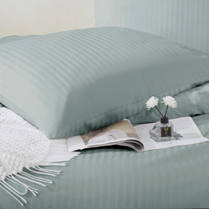 Bettwäsche Set Salbeigrün Damast