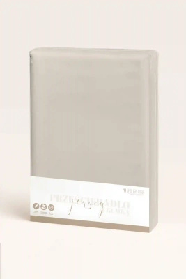 Fitted Sheet Jersey Taupe