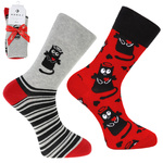 Valentine's Day Men's Cotton Multicolor Socks