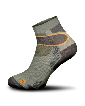 Herrensocken Simply Grau-Orange