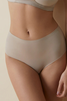 MAXI BRAGA 503 high-waisted panties, tierra-beige