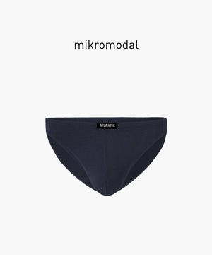 Atlantic Herren Slipy Mini – Bequeme Unterwäsche aus Mikromodal, Elastisch, Premium Kollektion, Grau/Denim/Schwarz, Für Männer