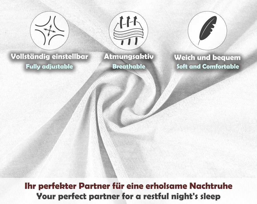 Sesto Senso Jersey Spannbettlaken – Baumwolle & Polyester, Elastisch, OEKO-TEX Zertifiziert, Atmungsaktiv, Weiß, Komfort für Schlafzimmer, Für Einzel- und Doppelbetten, Unisex, Pflegeleicht