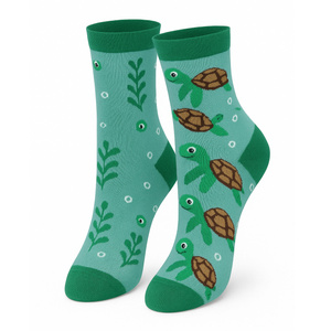 Bunte Damensocken mit lustigen Mustern Milena