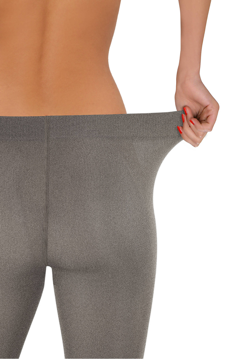 Sesto Senso Damen Strumpfhose Gerda 100 DEN – Warme Akryl Strumpfhose mit Jacquardmuster, Weiches und Bequemes Design, Ideal für Wintertage, Rot/Bordeaux, Größe 2 bis XL
