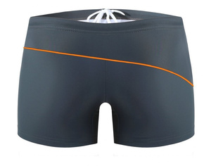 Badeboxer Serie Grau-Orange