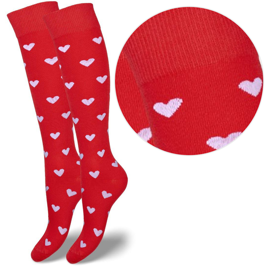 Kniestrümpfe für Frauen in Hearts 248