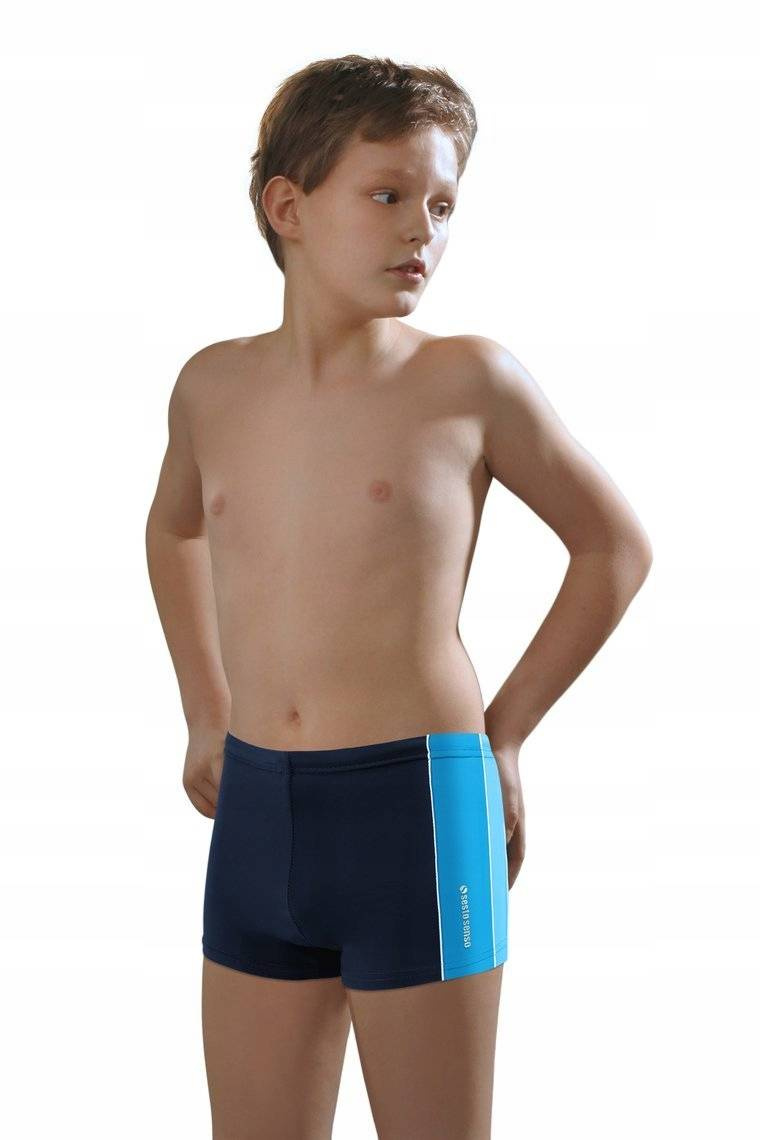 Jungen-Badeboxer Bdt Blau