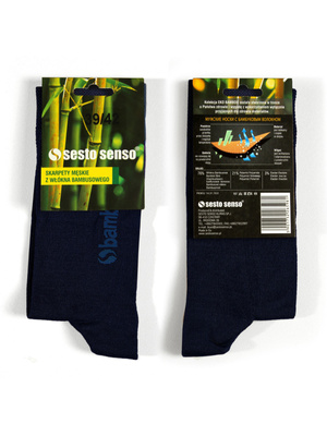 Herrensocken Eco Bamboo Blau
