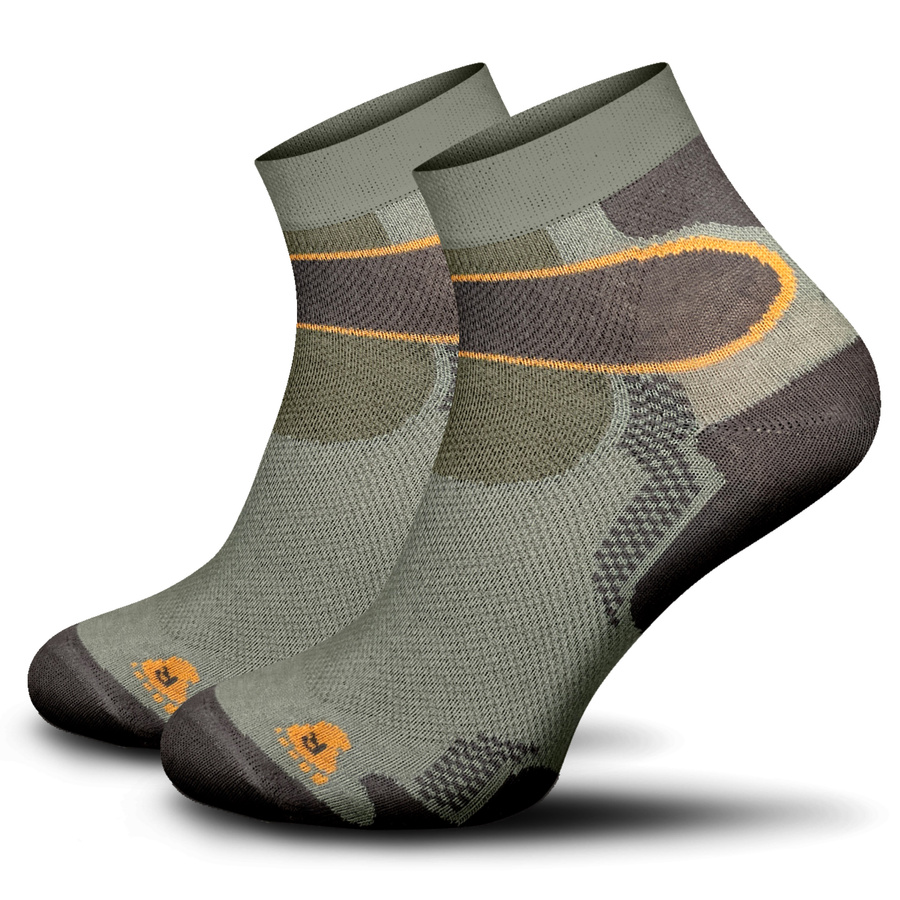 Herrensocken Simply Grau-Orange