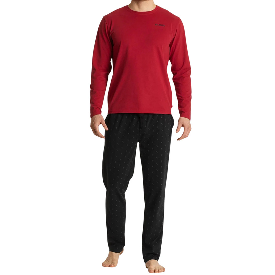 Schlafanzug Männlich Serie Nmp-361 Rot, Blau, Marineblau