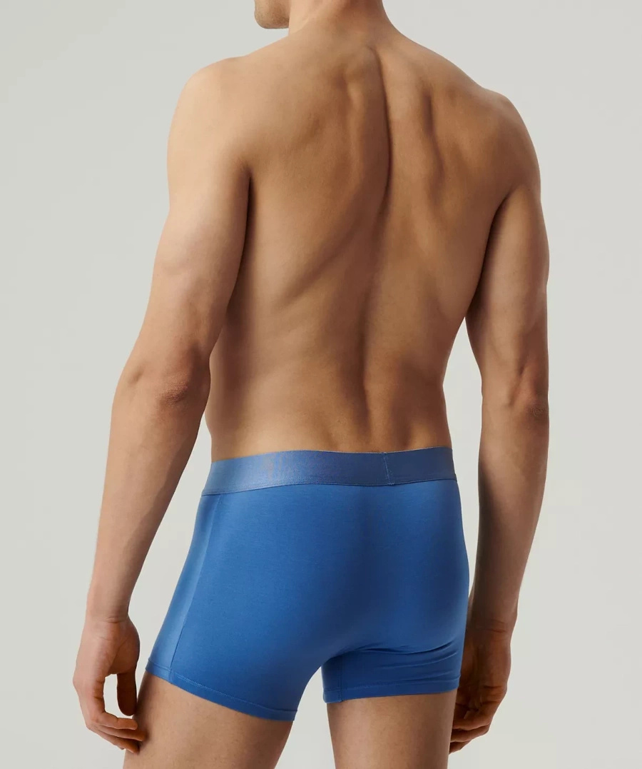 Herren-Boxershorts Mh-1201 Blau, Schwarz, Grün