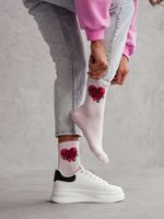 Damen Socken Wzorzyste 200 Rosa