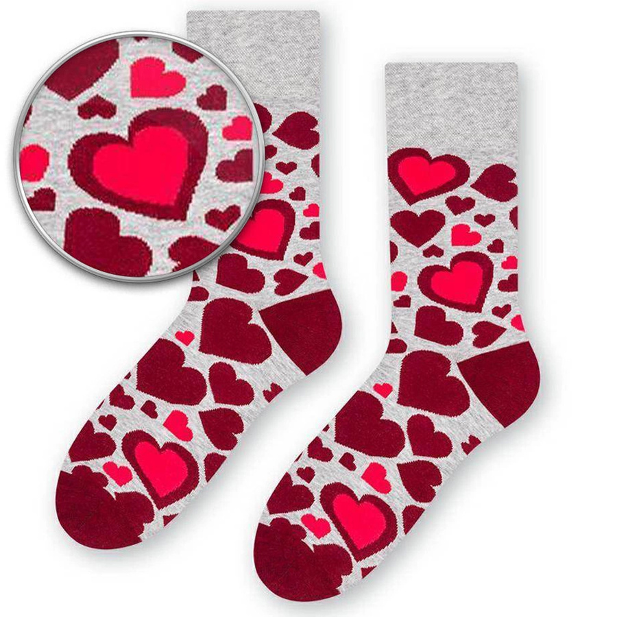 Bunte SOCKEN FÜR VALENTINSTAG Kunst. 136 Steven