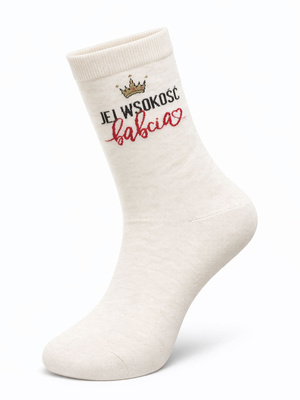 Damen Socken Serie Ocker