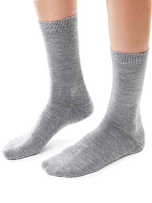 Halbe Frotteesocken aus Merinowolle Art. 130