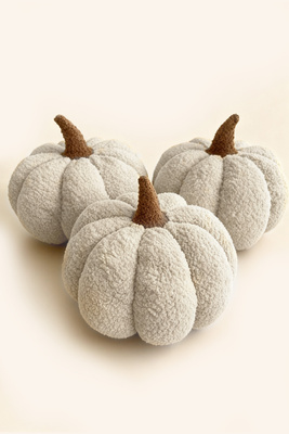 S CUSHION PUMPKIN BEIGE LARGE