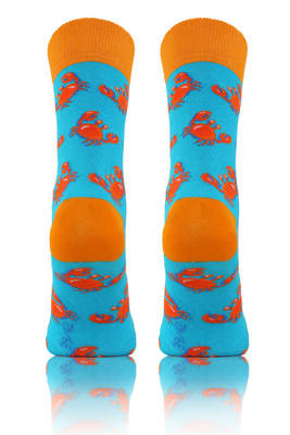 Sesto Senso Herren Skarpetki – Lange Baumwollsocken mit Löwenmotiv, Bunte Farben, Atmungsaktiv und Bequem, Vielseitig für Alltag und Elegante Outfits, Ideal für Sport und Freizeit, Neu