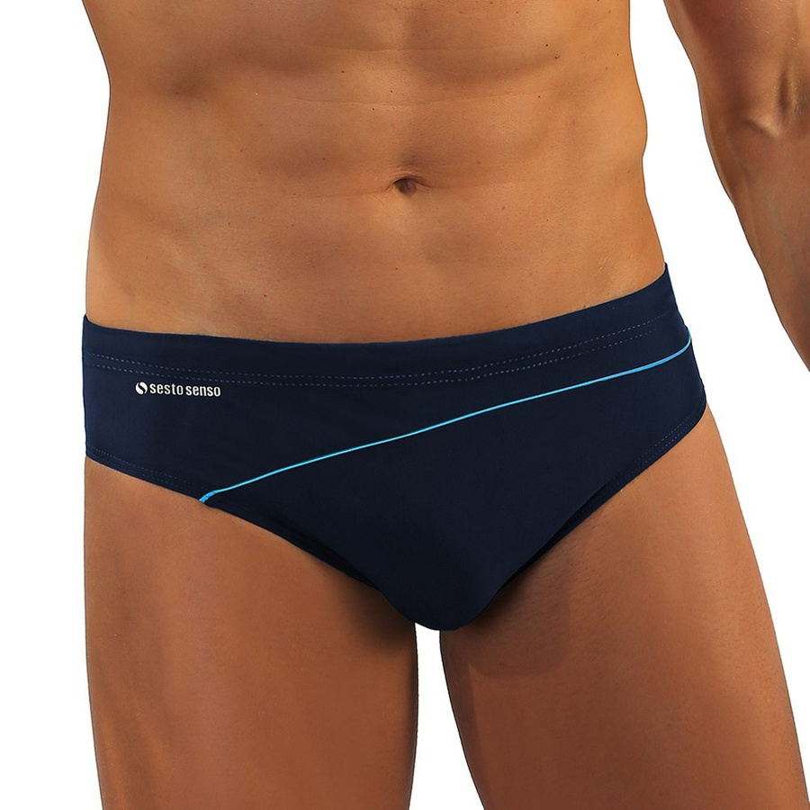 Bade-Slips Herren BD Blau