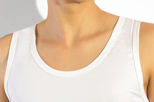 Sesto Senso Herren Tanktop ANACONDA – Bequeme Baumwolle mit Elastan, Flache Nähte, Ideal als Unterhemd oder für warme Tage, Weiß, Ohne Ärmel, Stilvoll und Langlebig, Perfekt als Geschenk, Made in Poland