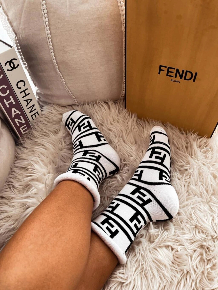 Damen Socken Serie Gemustert 200 Weiß