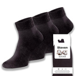 Socken 3X Knöchelsocken Halle Supima grau