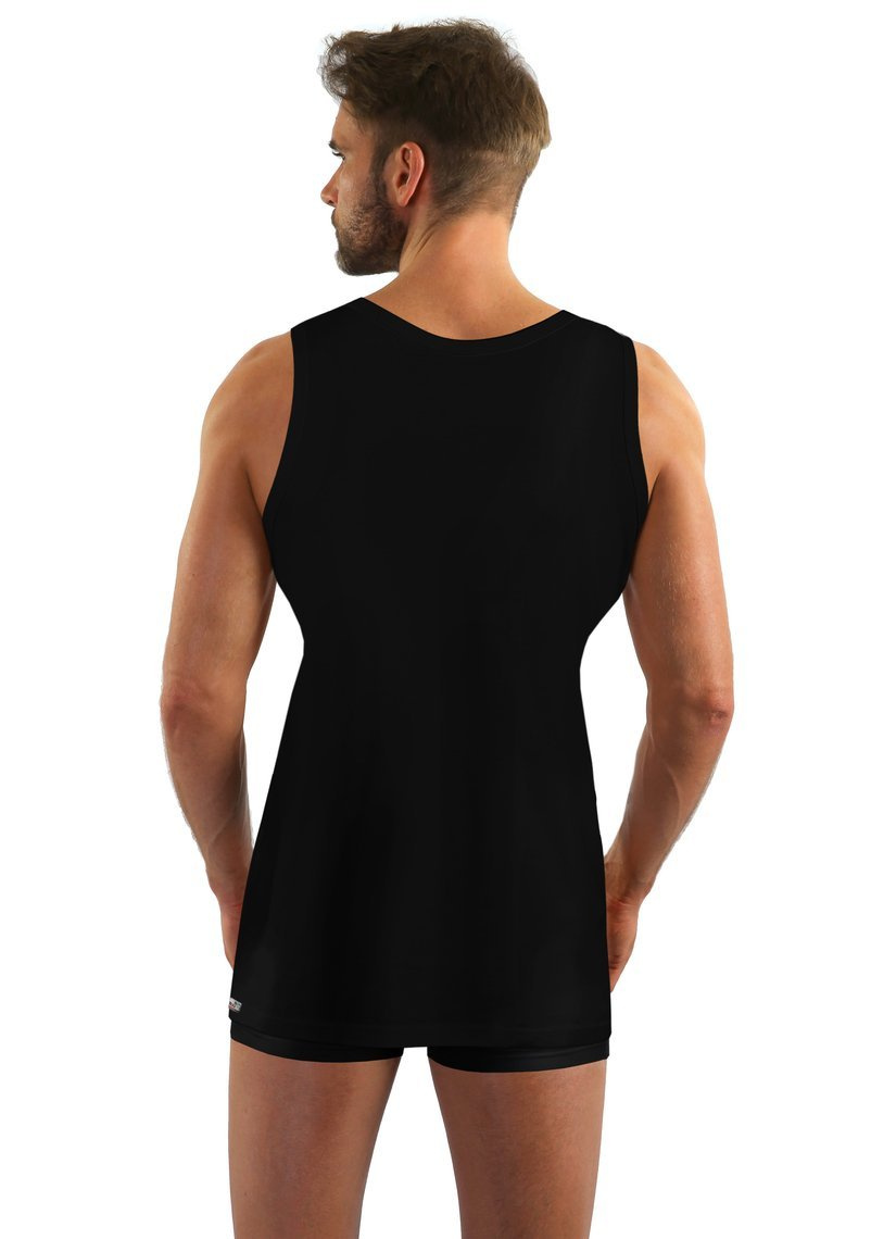 Ärmelloses Herrenunterhemd Cobra Schwarz