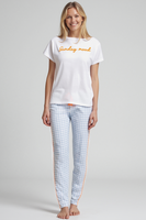 Damen Schlafanzug Dana Blau