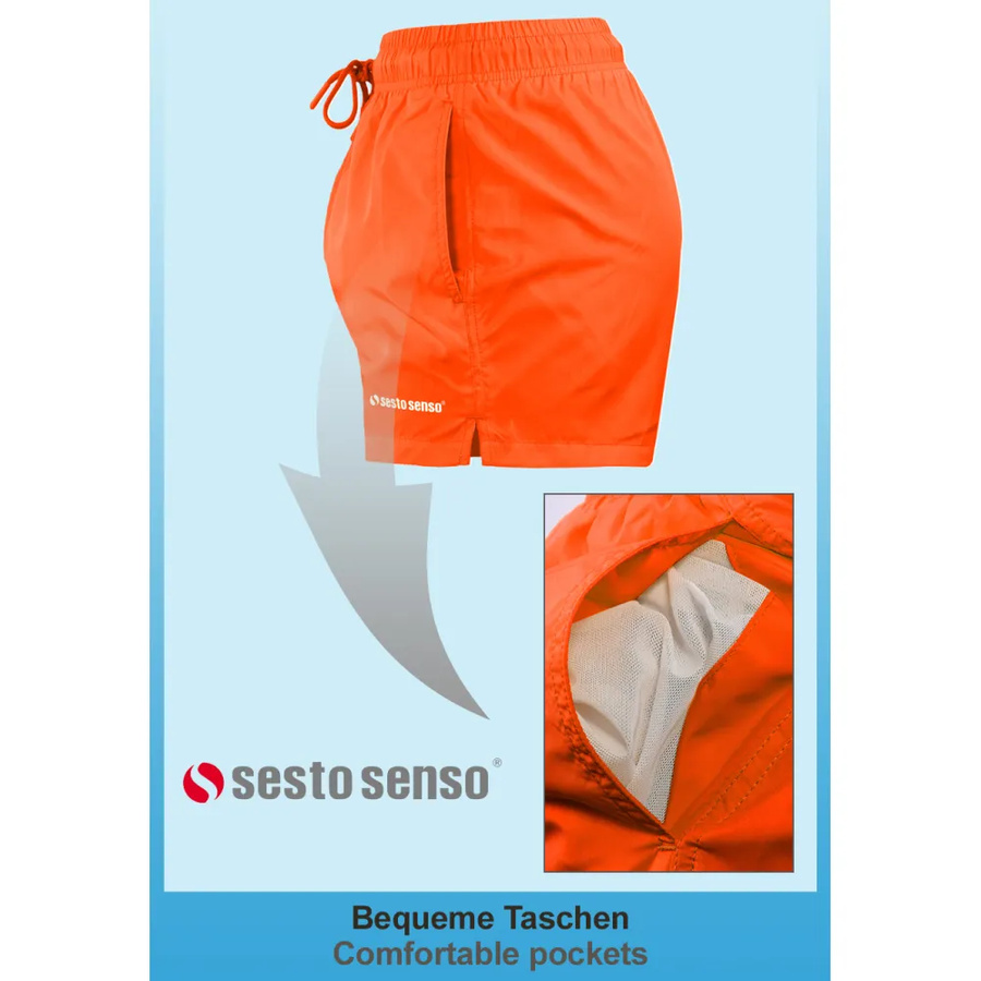Badeshorts Serie SZ24 Orange