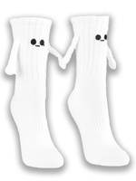 Lustige Socken, die magnetische Hände halten Friends