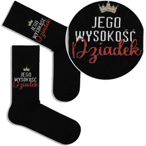 Socken Serie Großeltern Schwarz