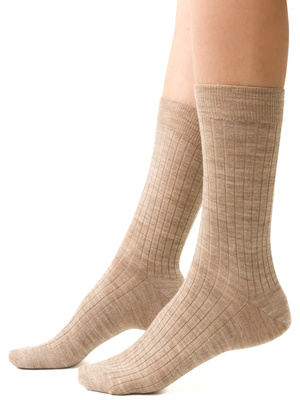 Kompressionsfreie Damensocken aus Merinowolle