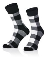 Șosete 1917 Carouri Gri