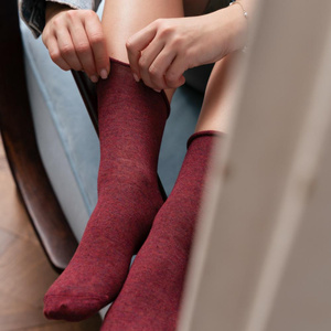 Socken Serie 083 Bordeaux