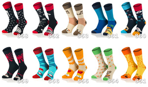 Bunte Socken Not For Parking zum Verschenken 