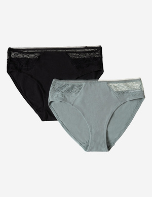 Hally Höschen mit hoher Taille 2er-Pack