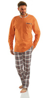 Herren Pyjama Serie Orange