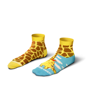 Kolorowe śmieszne ZAKOSTKI SKARPETY FINEST Sesto Senso