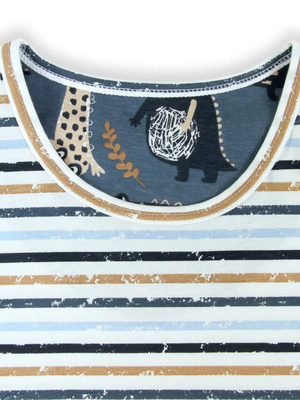 Pijamă bărbătească Seria Kr. kr. Albastră