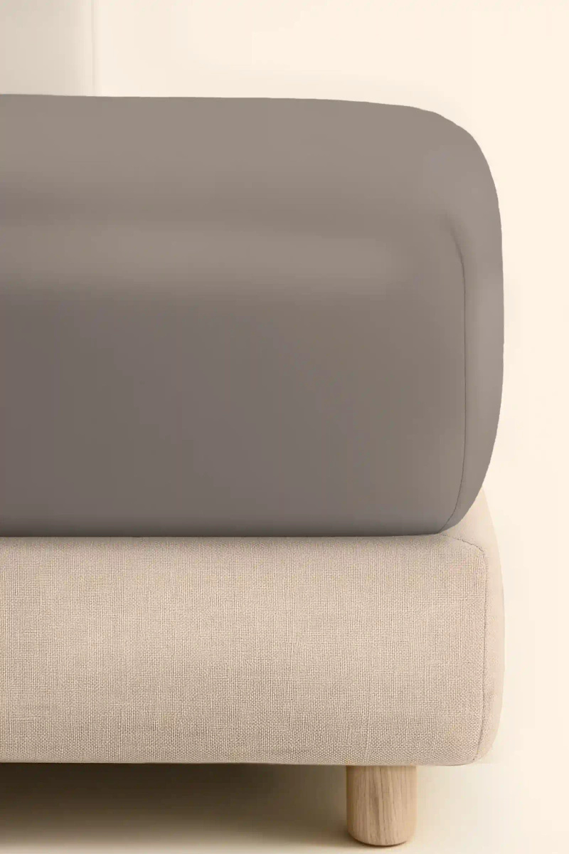 Fitted Sheet Dark Beige