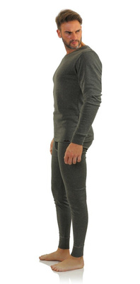 Lenjerie termică bărbătească Art.114 Gri închis melanj