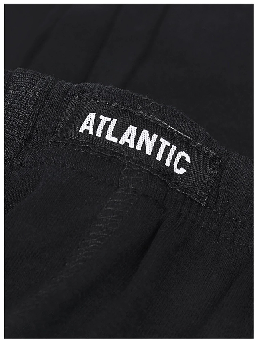 Men's Cotton Long Underwear Black BML-011 Atlantic