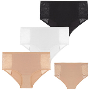 Figi damskie maxi bikini z koronką 6-pak