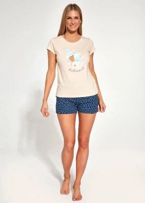 Piżama damska krótki rękaw