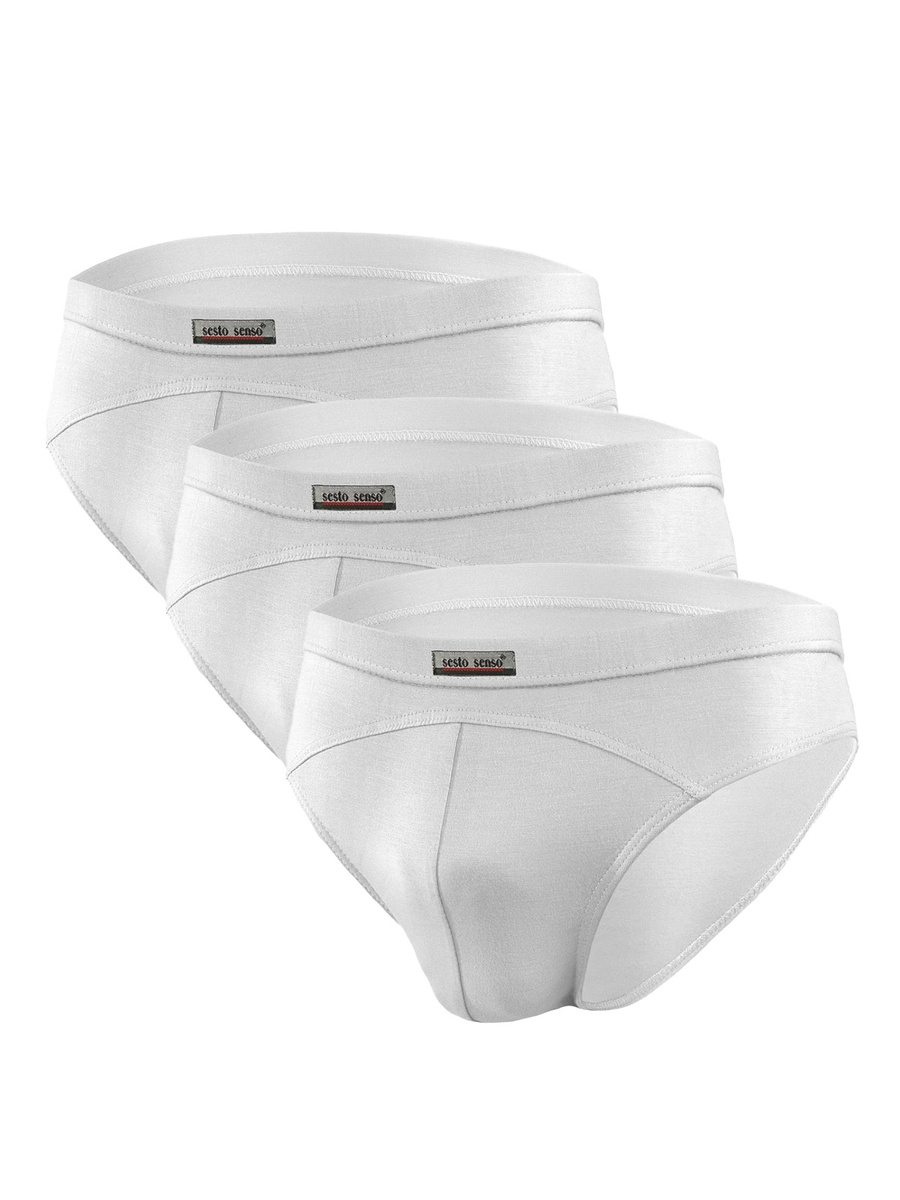 Herren-Slips SM03 Weiß