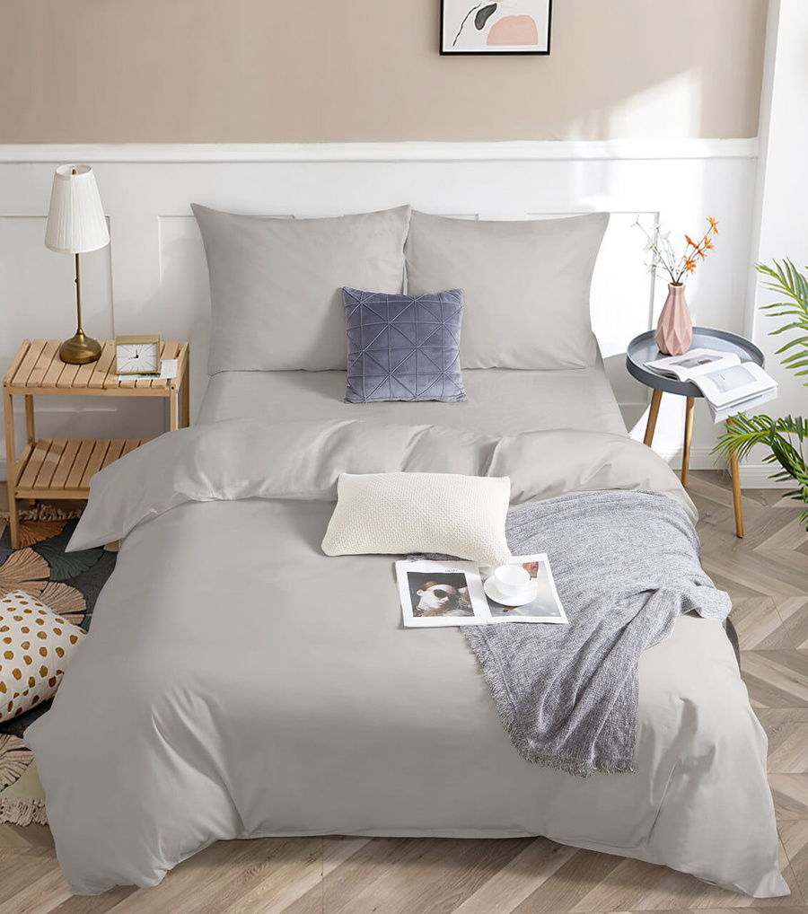 Bettwäsche Satine Taupe