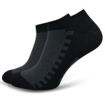 Sesto Senso Herren Sneakersocken – Baumwollsocken mit Air Control System, Sport-Stopper, Rot/Weiß, Elastische Bündchen, Schutzpolsterung, Flache Nähte, Anatomisch angepasst