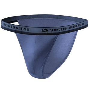 Tanga-Slips SM04 Weiß Blau Rot
