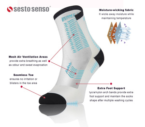 Oddychające sportowe skarpety SKB Sesto Senso