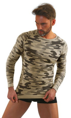 Tricou termic Thermo Active bej